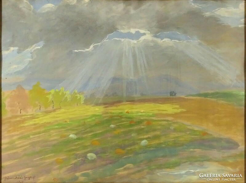 1L153 Ferenc Ferger of Třemházi (1908-1983) : sun rays 1938