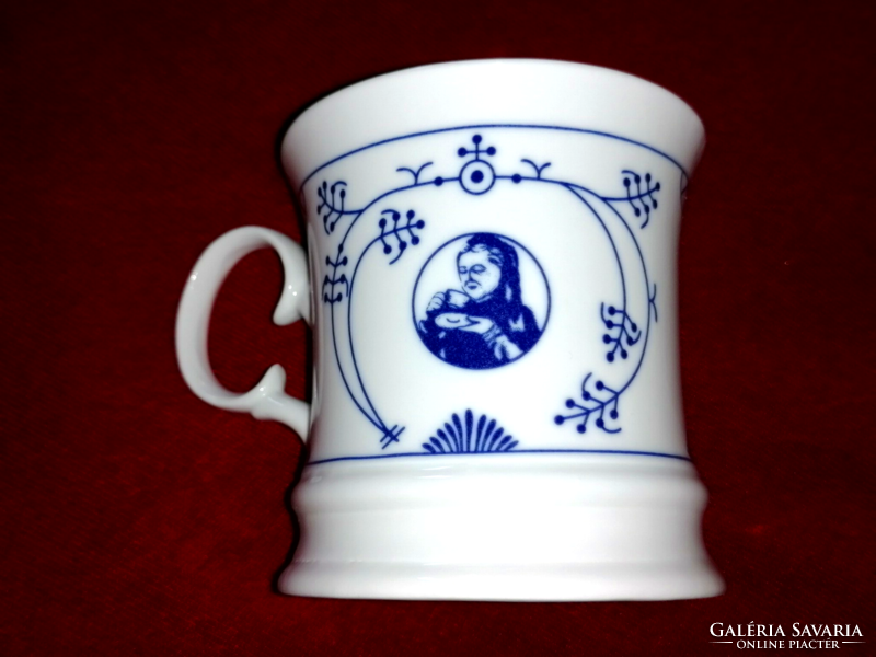 Retro porcelain latte cup