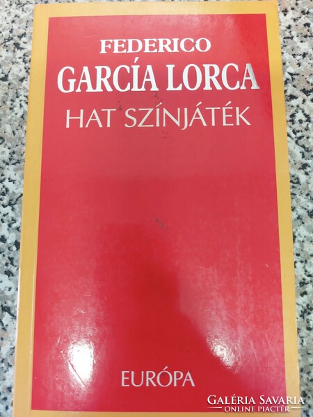 Federico Garcia Lorca: Hat színjáték. 2900.-Ft.