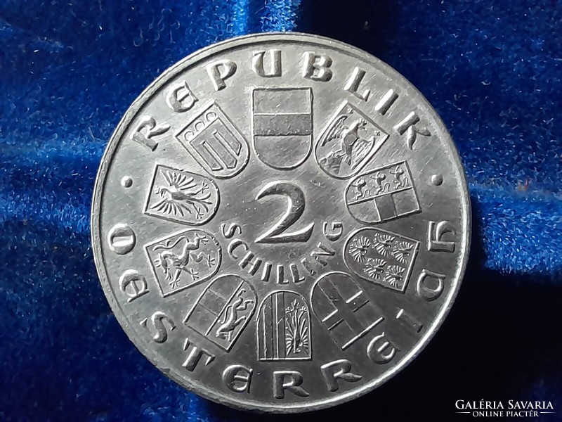Austria 2 schillings 1929. Ag silver. There is mail!