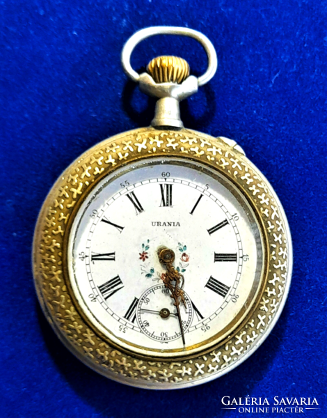 Antique urania small seconds ffi pocket watch, (early 1900s)