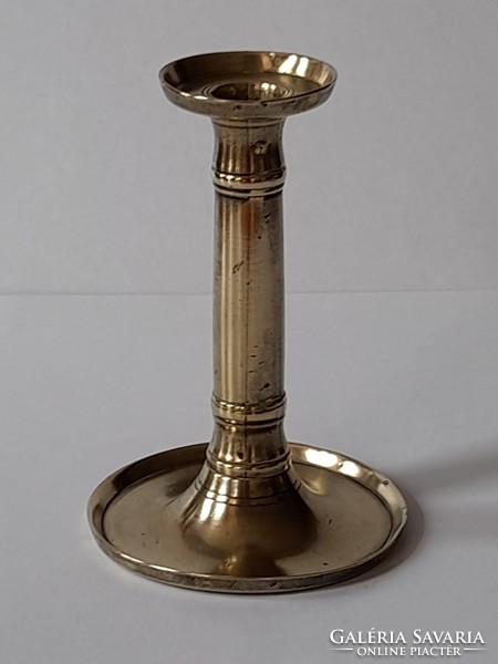 Biedermeier copper candle holder 19.Szd.