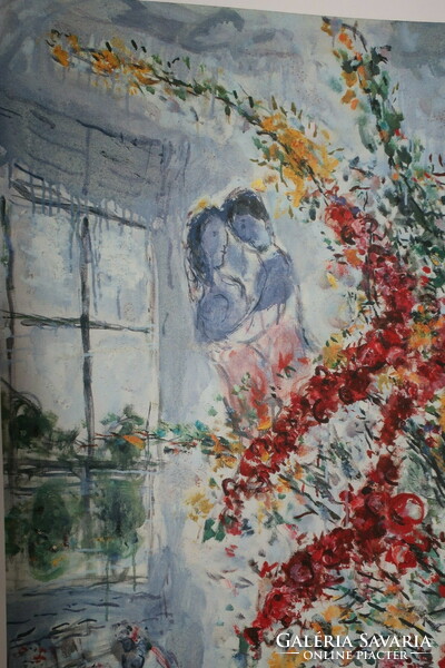 Marc Chagall (1887-1984)Strauß am Fenster, 1969 | Nyomat! (80x70)