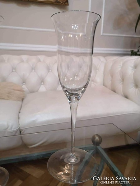 2 Crystal goblets, beautiful table centerpieces 36 cm / each