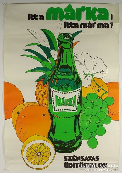 1L358 retro large brand soft drink advertising poster 80 x 116 cm