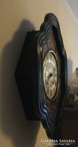 French Napoleon III wall clock