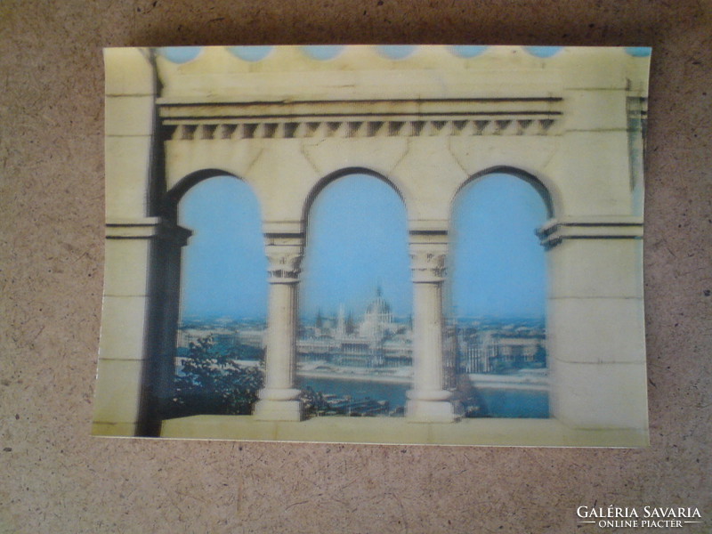 Old three-dimensional postcard