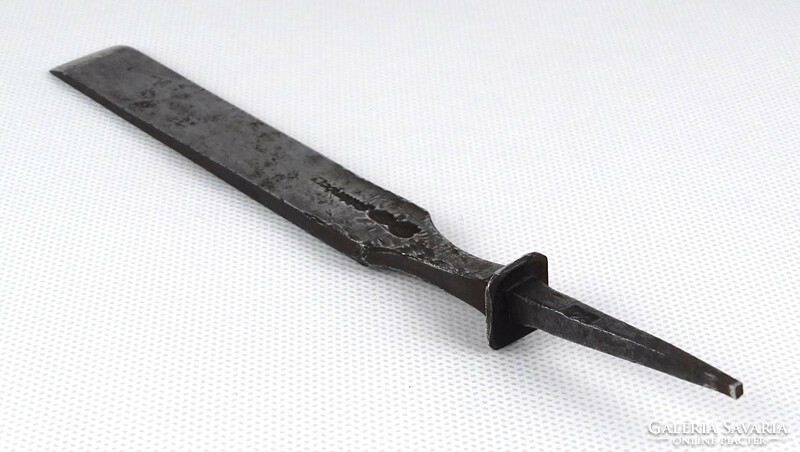 1L195 Antik jelzett kovácsoltvas Goldenberg véső 18 cm