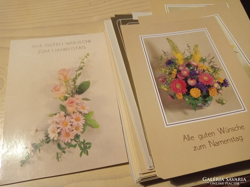 70 Dbos German postcard mail clear beautiful floral pattern