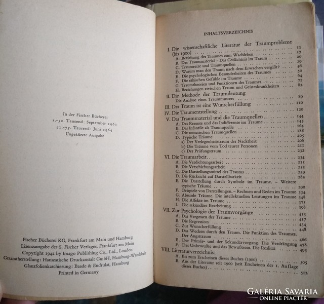 Sigmund Freud: Die Traumdeutung, alkudható