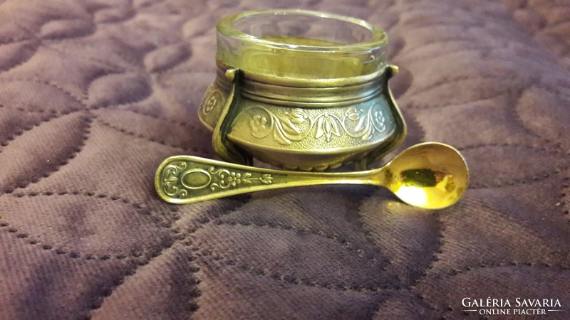 1 pc silver-plated spicy, with caviar silver-plated spoon 219.