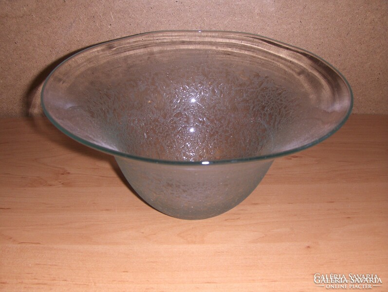 Üveg tál kínáló asztalközép (6p)