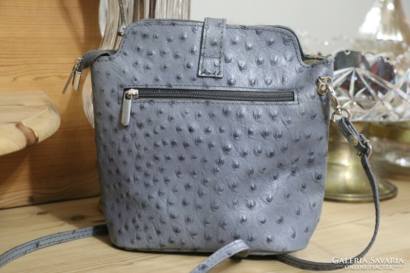 Ostrich leather bag