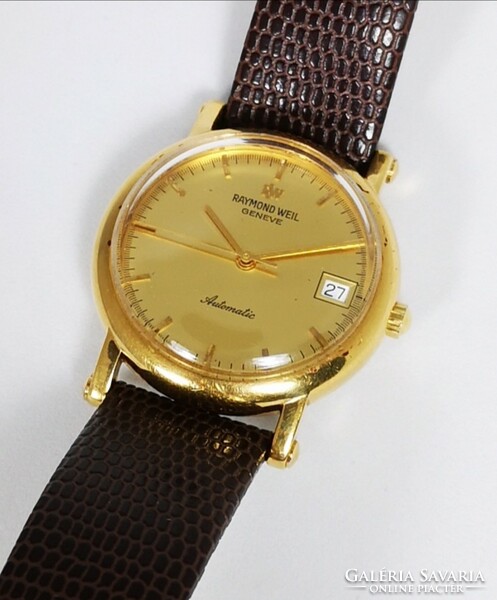 Raymond weil geneve 25 stone eta 2824 automatic structure watch from the 1970s