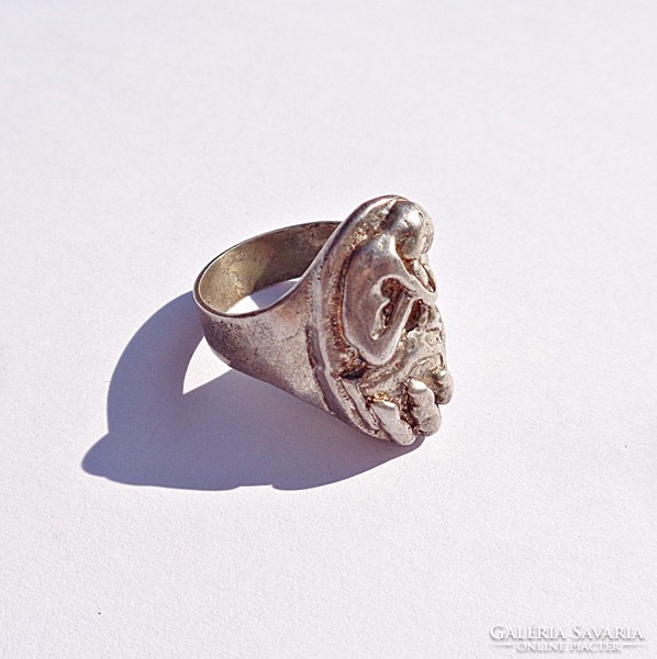 Sezgin márkájú ezüst gyűrű