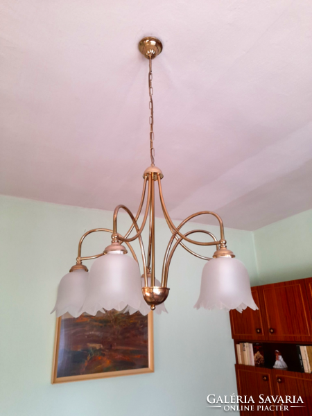 5-branch retro chandelier ceiling lamp