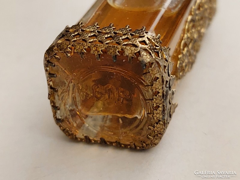 Old perfume bottle in vintage cologne bottle