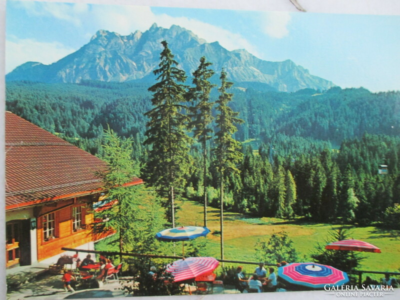 Svájci képes levelezőlapok csodás tájakról az 1960-as évek elejéről, 7 db.