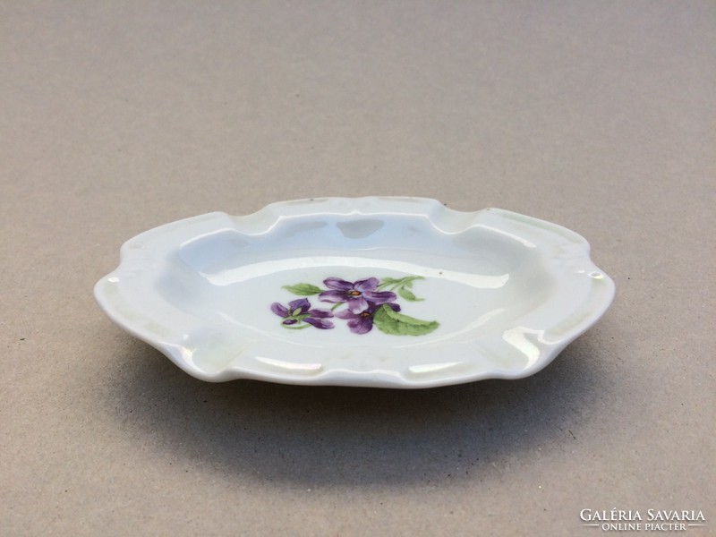 Old drasche violet porcelain ashtray ashtray ashtray