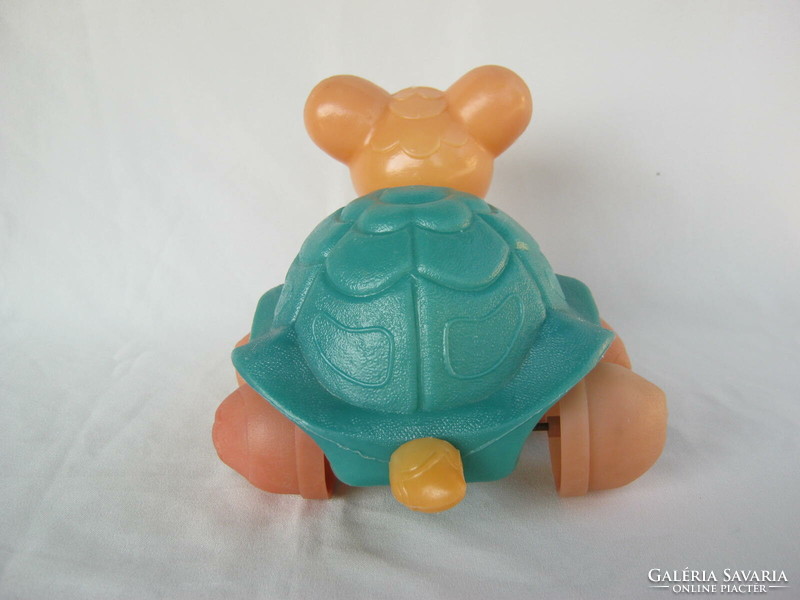 Retro trafikáru műanyag játék teknős