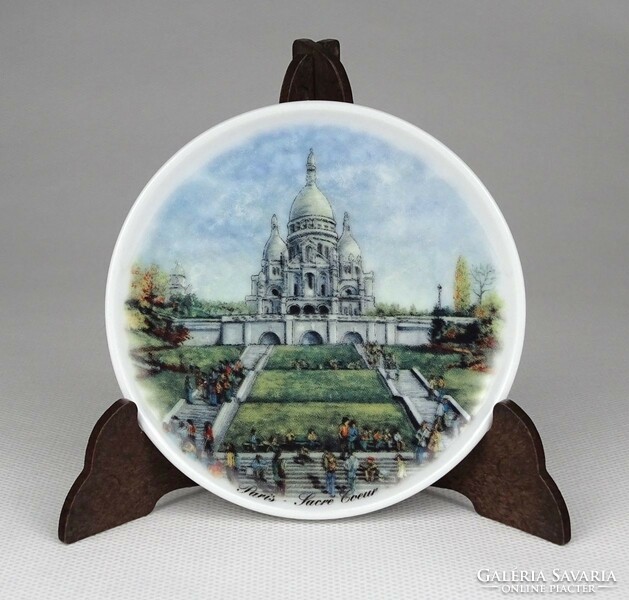 1L400 Paris sacré coeur porcelain decorative plate wall plate 9.5 Cm