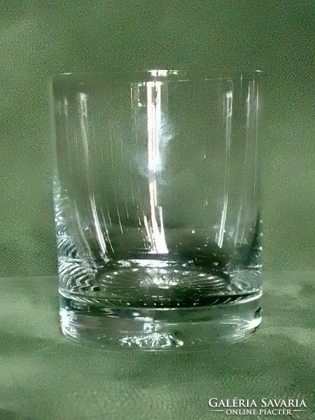 Hat darabos klasszikus, elegáns üveg whiskey üdítős vizes pohár készlet