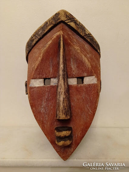 African mask lwalwa ethnic group congo congo 609 drum 35 4728