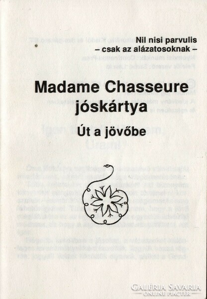 MANTIKA ~ Mme Chasseure eredeti jóskártyája ~ 1991