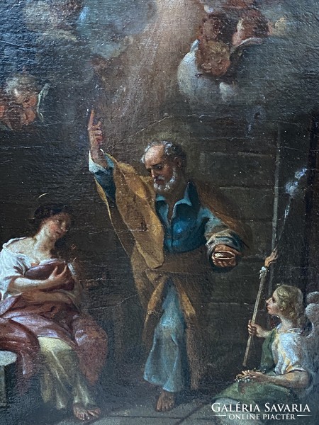 18th century baroque painting Saint Peter