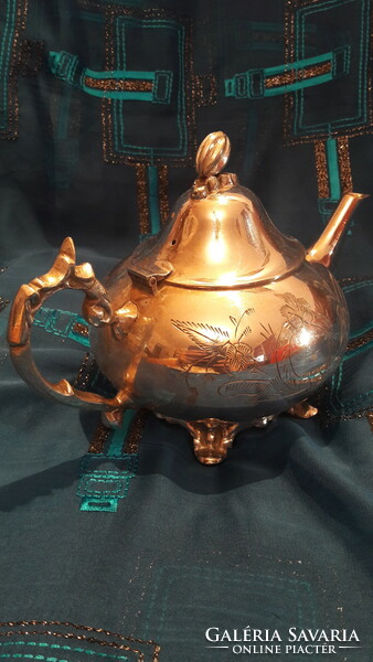 Silver-plated coffee pot, spout (m3156)