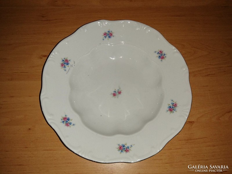 Zsolnay porcelán mélytányér 23,5 cm  (2p)