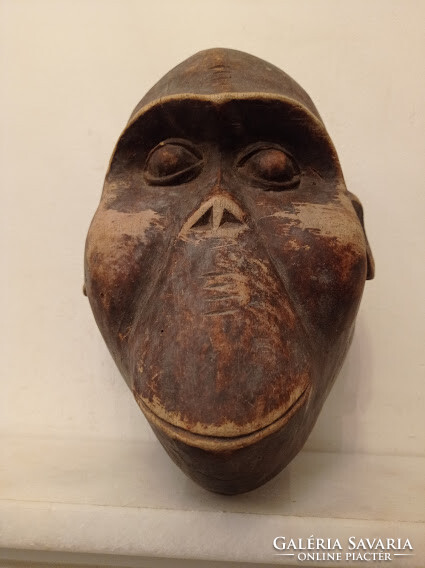 Bamileke ethnic group monkey African mask Cameroon 614 drum 35 4732