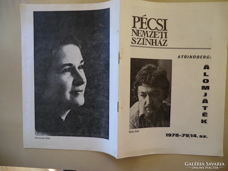 Pécs National Theater program booklet 1980-81 season