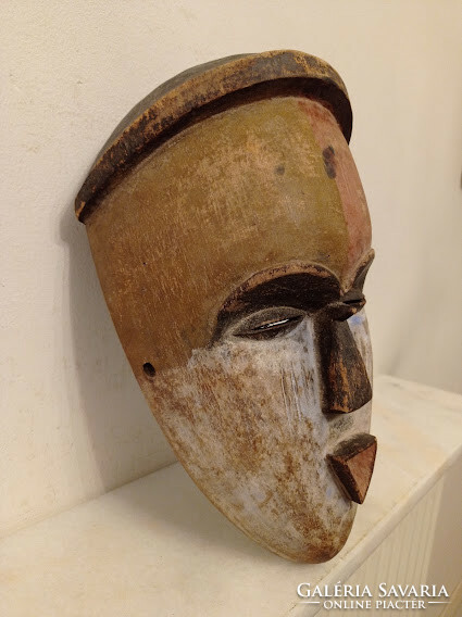 Antique African Kwele Ethnic Group Grain African Mask 612 Wall 23 4729