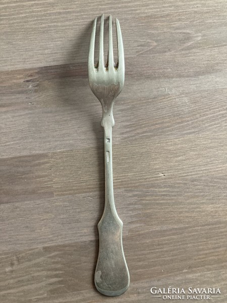 Christofle antique fork with coat of arms