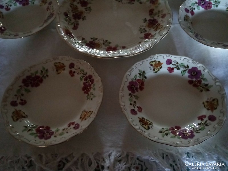 Zsolnay cheese set, never used