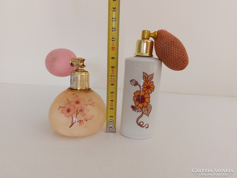 Régi parfümszóró retro kölnis palack 2 db