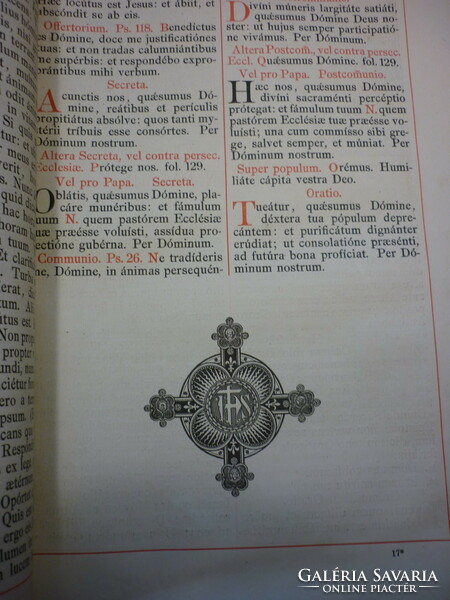 Missale Romanum 1884.
