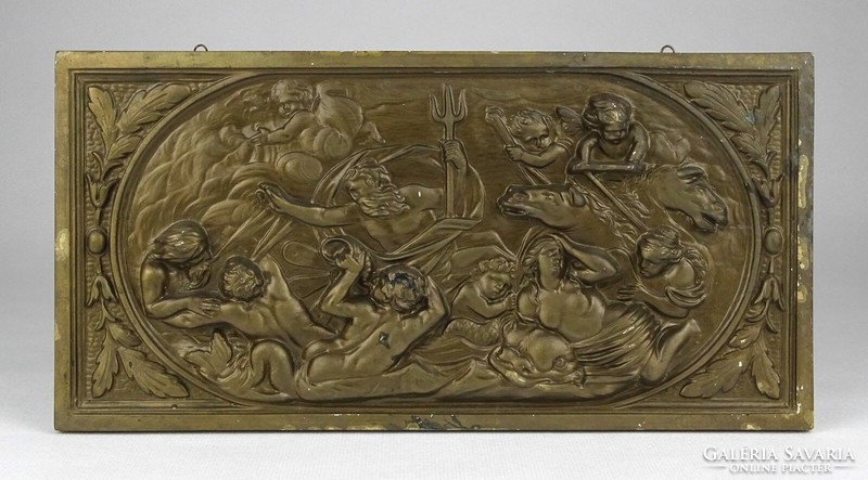 1L417 mythological scene with Poseidon 13 x 27 cm