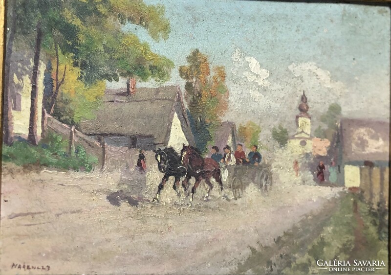 János Harencz - on his way home