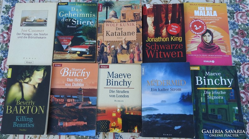 Német nyelvű regények darabáron KNAUR könyvkiadó