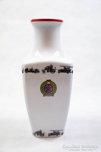 Hollóhazi large firefighter retro vase 32 cm