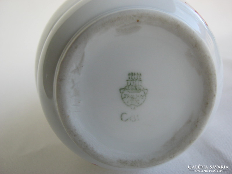 Zsolnay porcelán harangvirágos váza