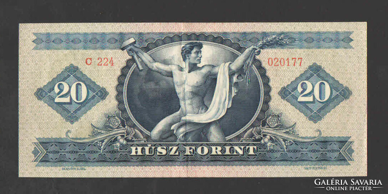 20 forint 1962. aUNC ! GYÖNYÖRŰ!! RITKA!!!