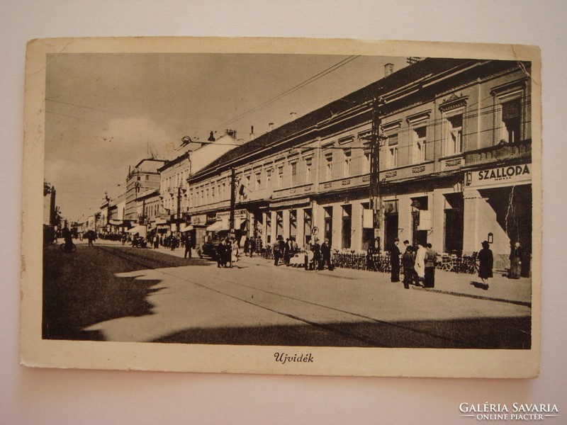 Old postcard 1943 Novi Sad hotel photo postcard