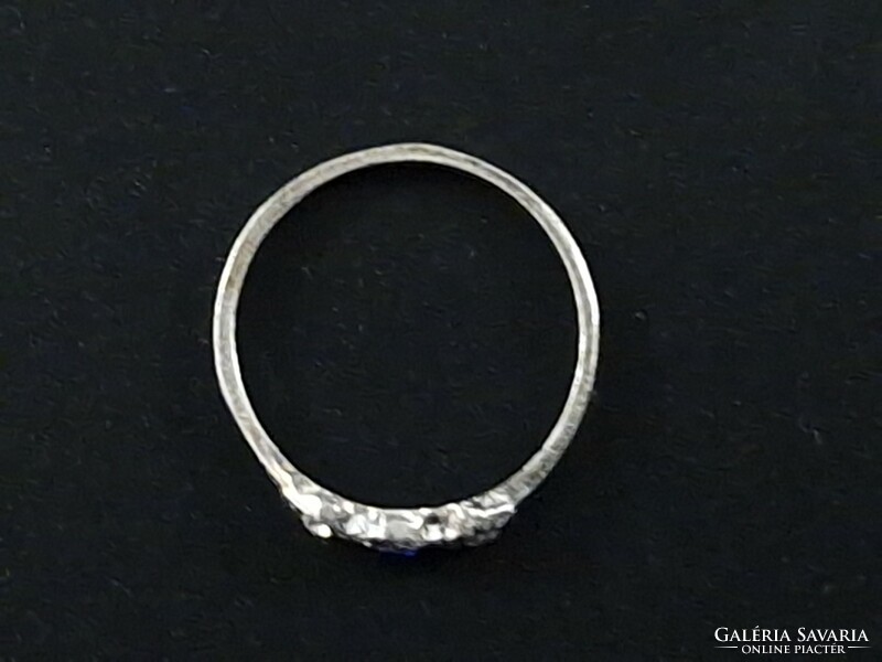 Ékköves női 800-as ezüst gyűrű