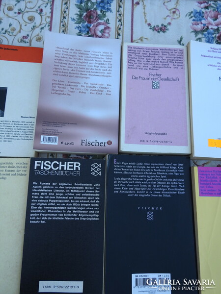 Német nyelvű regények darabáron FISCHER könyvkiadó