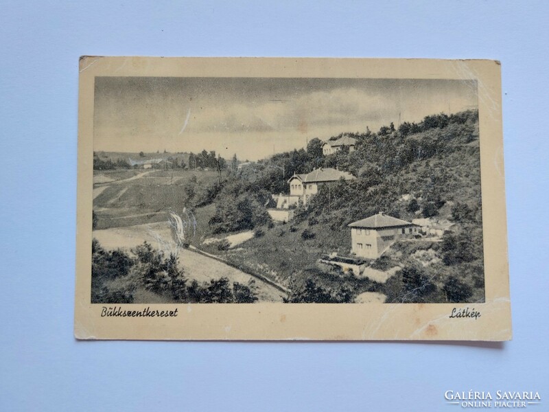 Régi képeslap fotó levelezőlap 1961 Bükkszentkereszt látkép