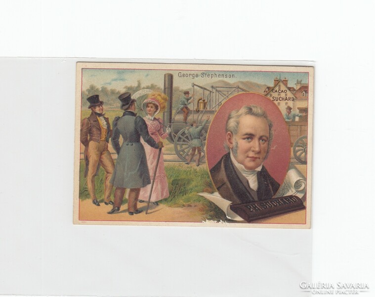 Suchard csokoládé gyűjtői kártya 1900 (apró sérülés) Litho