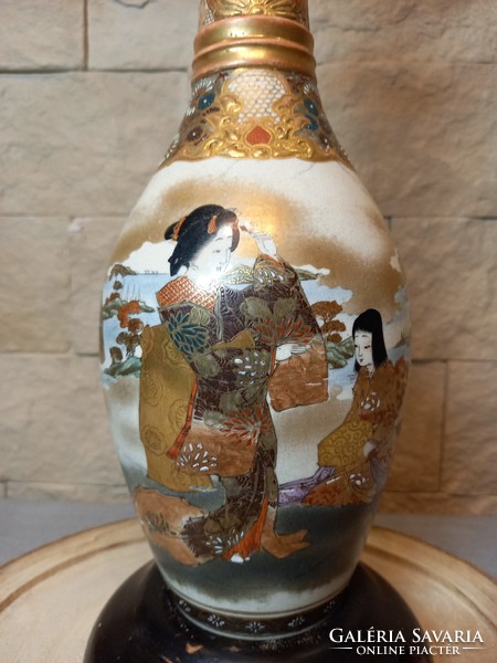 Japán Kyoto lámpa váza.c1910